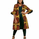 African print kimono