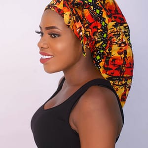 Ankara hair cap